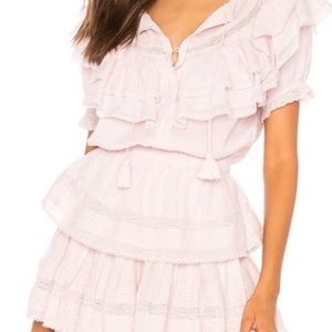 Loveshackfancy ruffle mini dress